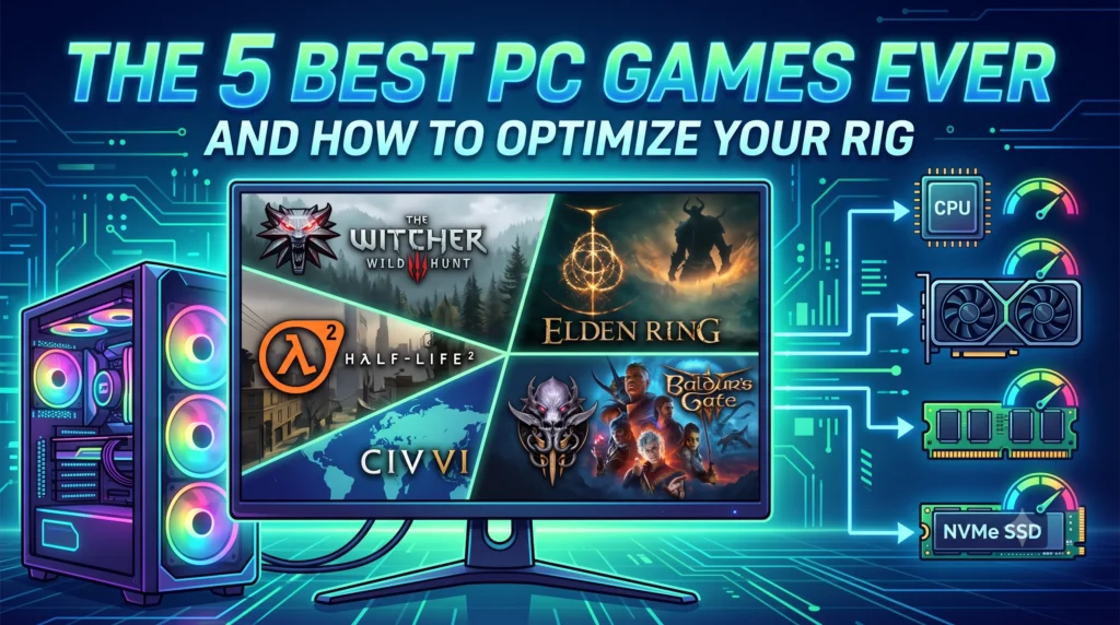The 5 Best PC Games Ever (And How to Make Sure Your Rig Can Handle Them) the 5 best pc games ever
